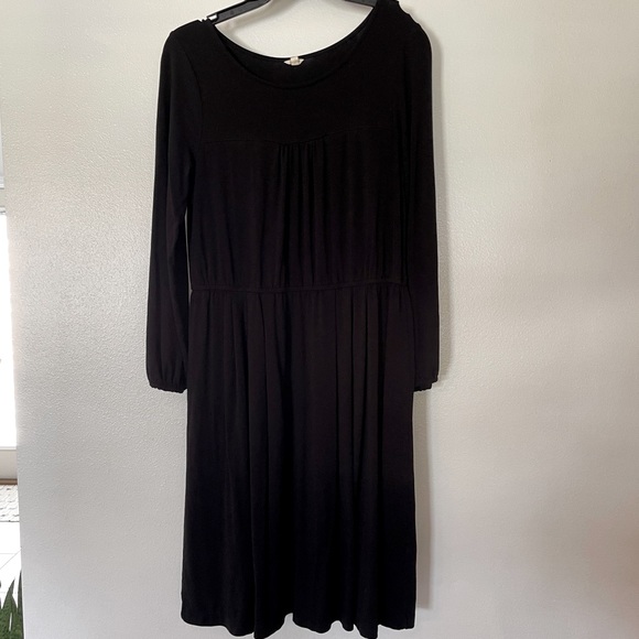 Gently used J. Crew Long Sleeve Dropped Waist Casual Dress - Picture 1 of 5
